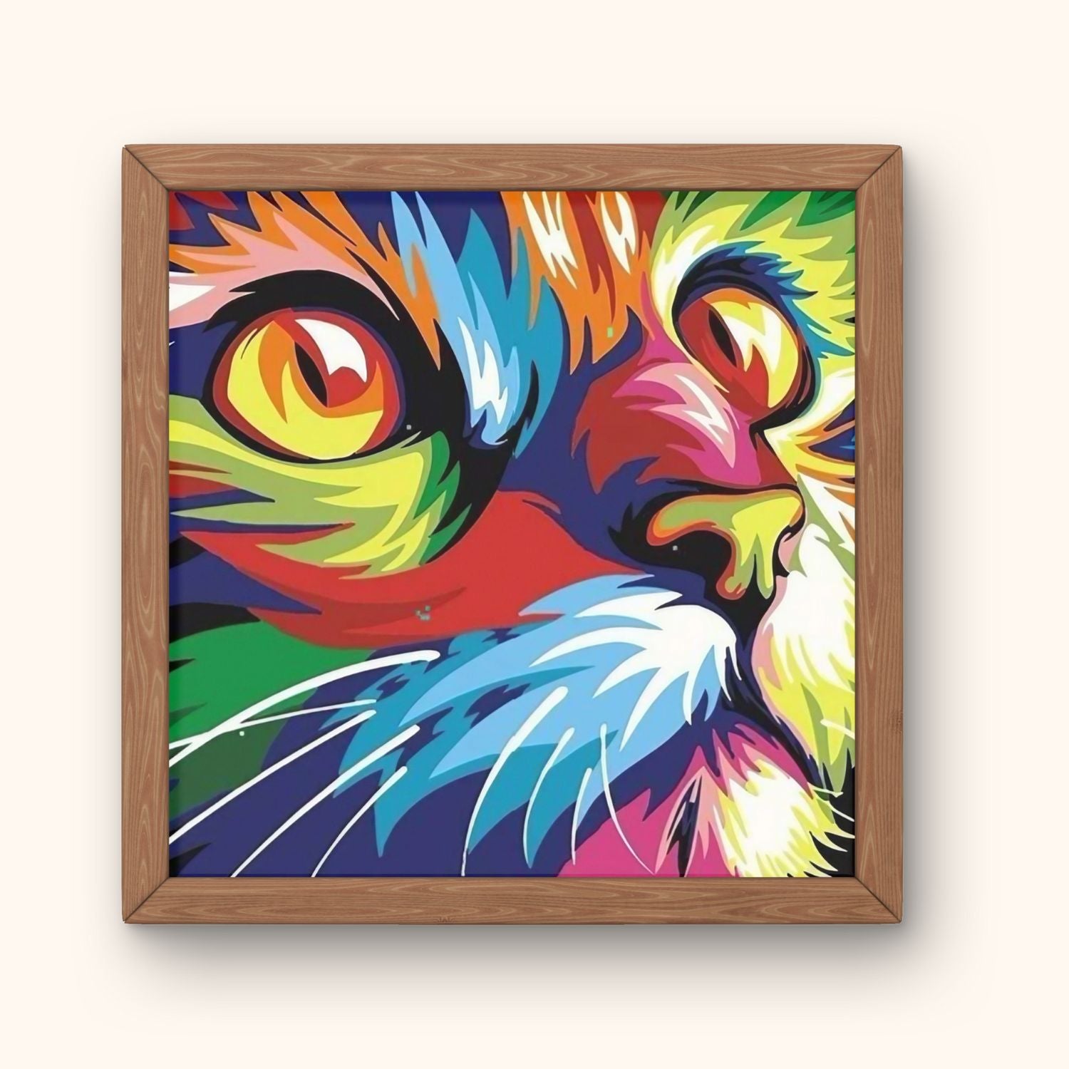 Tableau à peindre chat