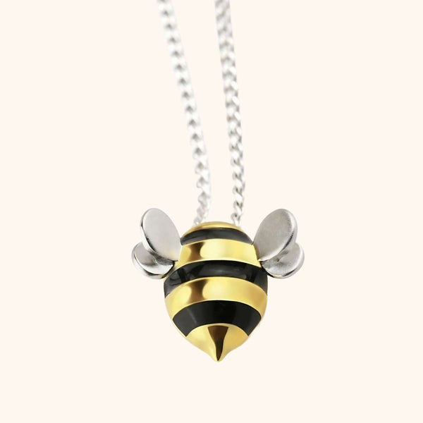 Collier abeille or