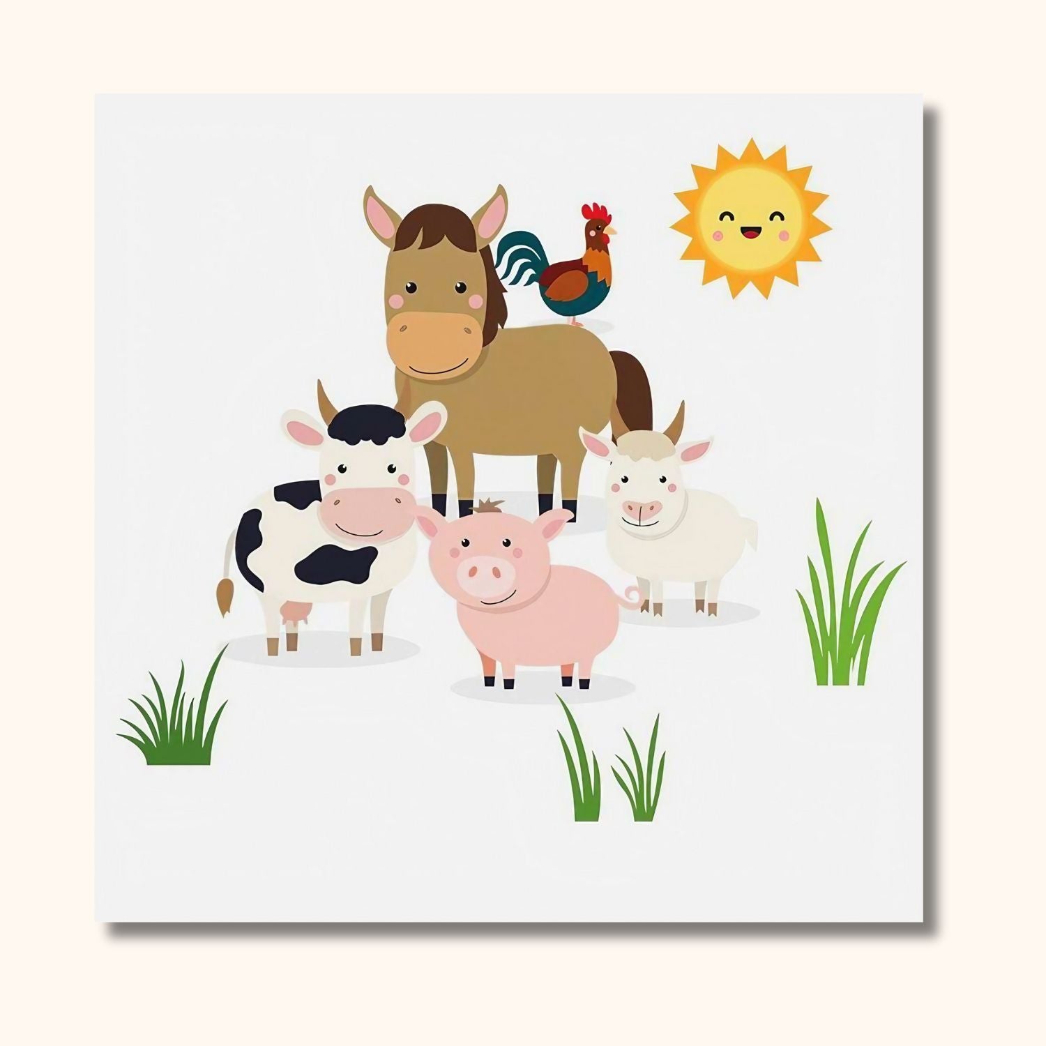 Stickers les animaux de la ferme