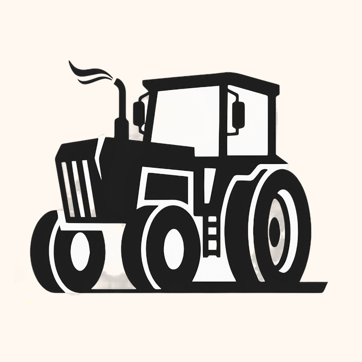 Sticker mural tracteur