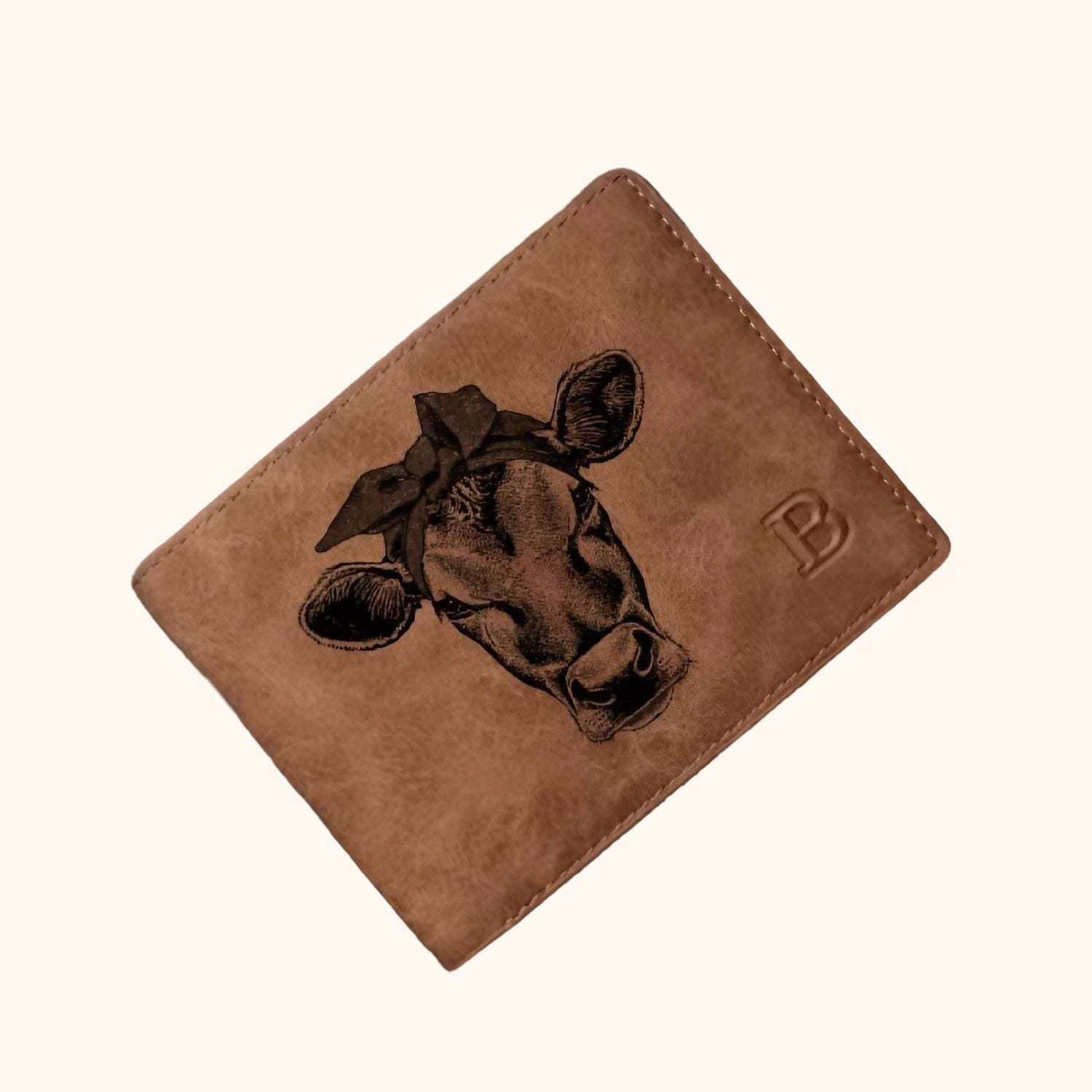 Portefeuille vachette bandana