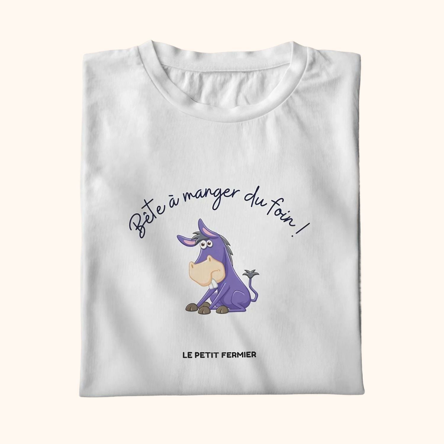 T-shirt bête à manger du foin