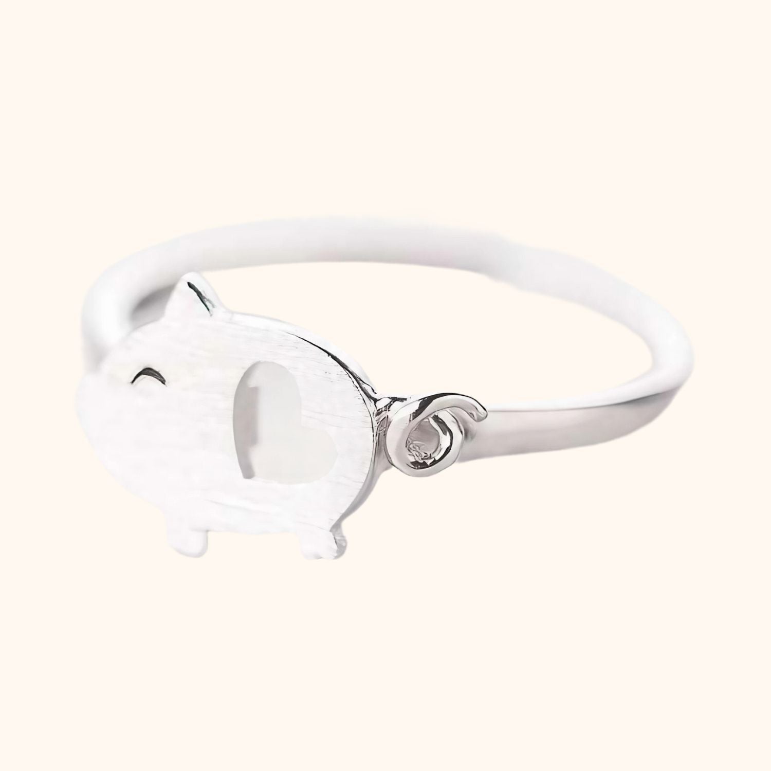 Bague petit cochon kawaii