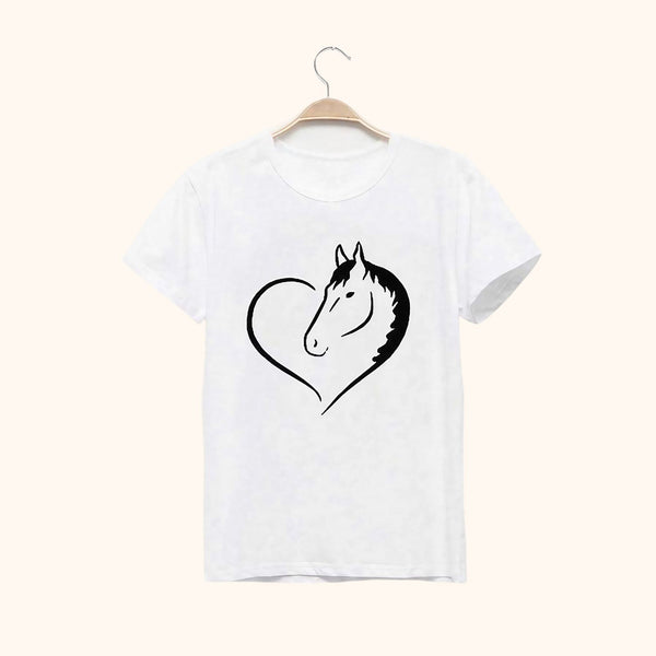 T-shirt amour de cheval