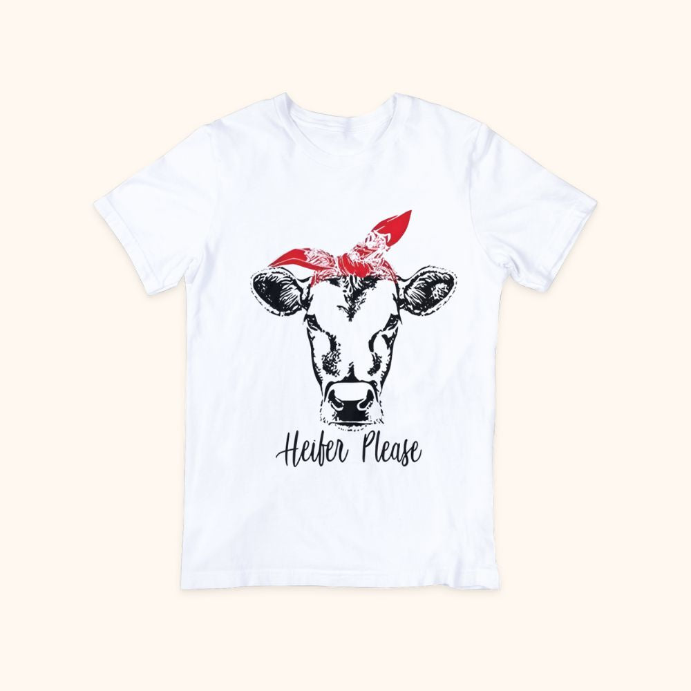 T-shirt génisse bandana