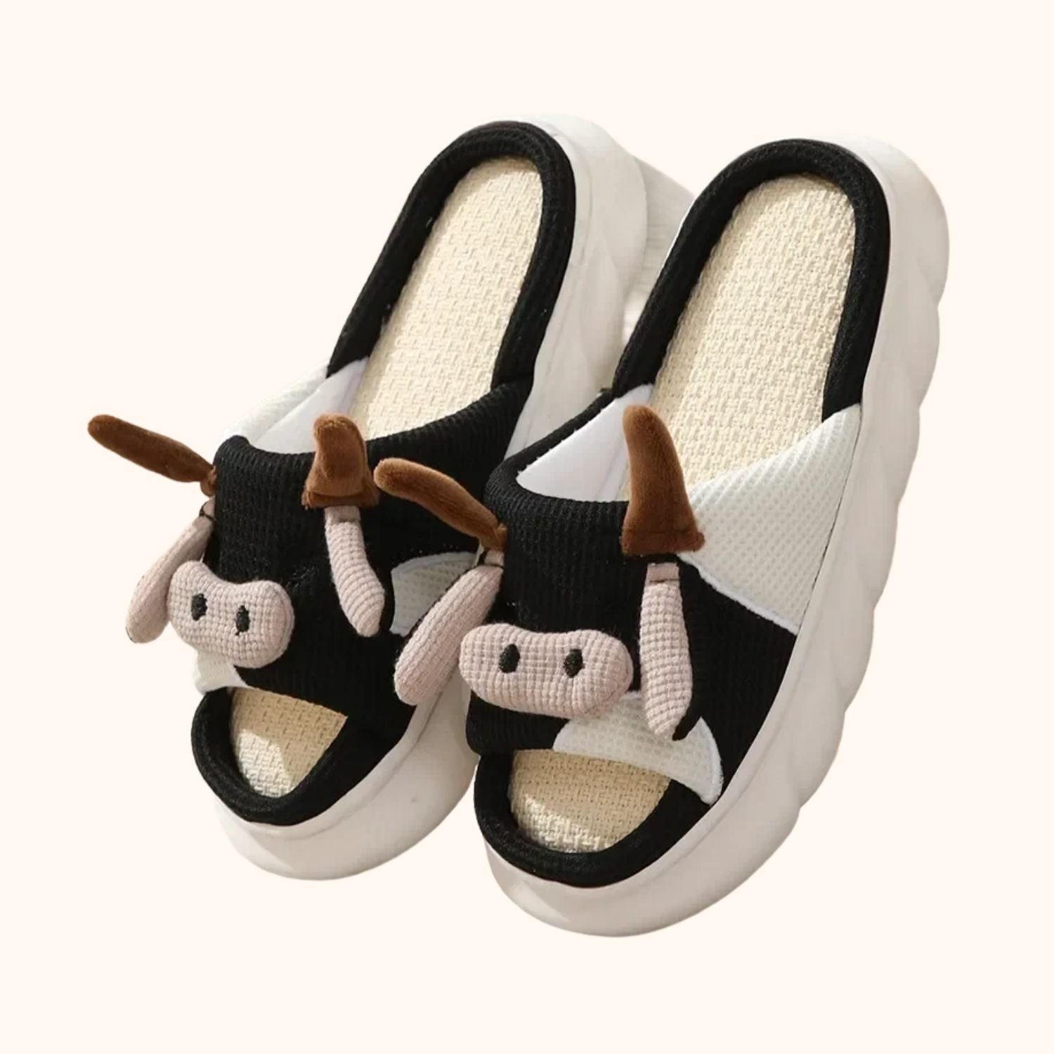 Chaussons Moelleux Vache Joyeuse