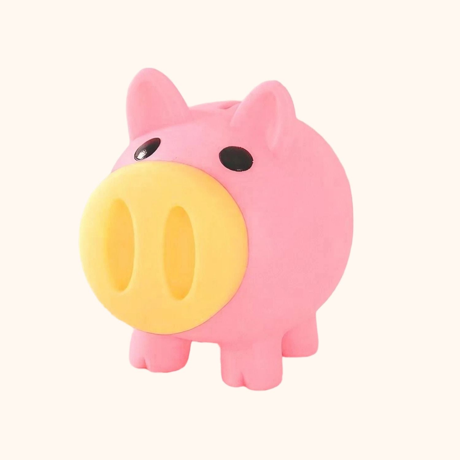 Tirelire cochon incassable rose