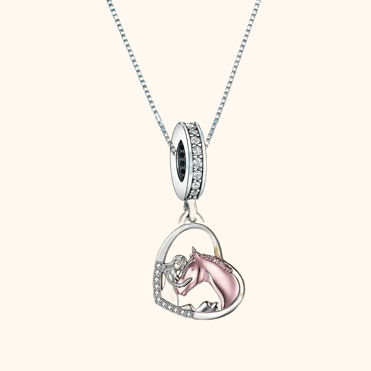 Collier cheval argent ECLAT