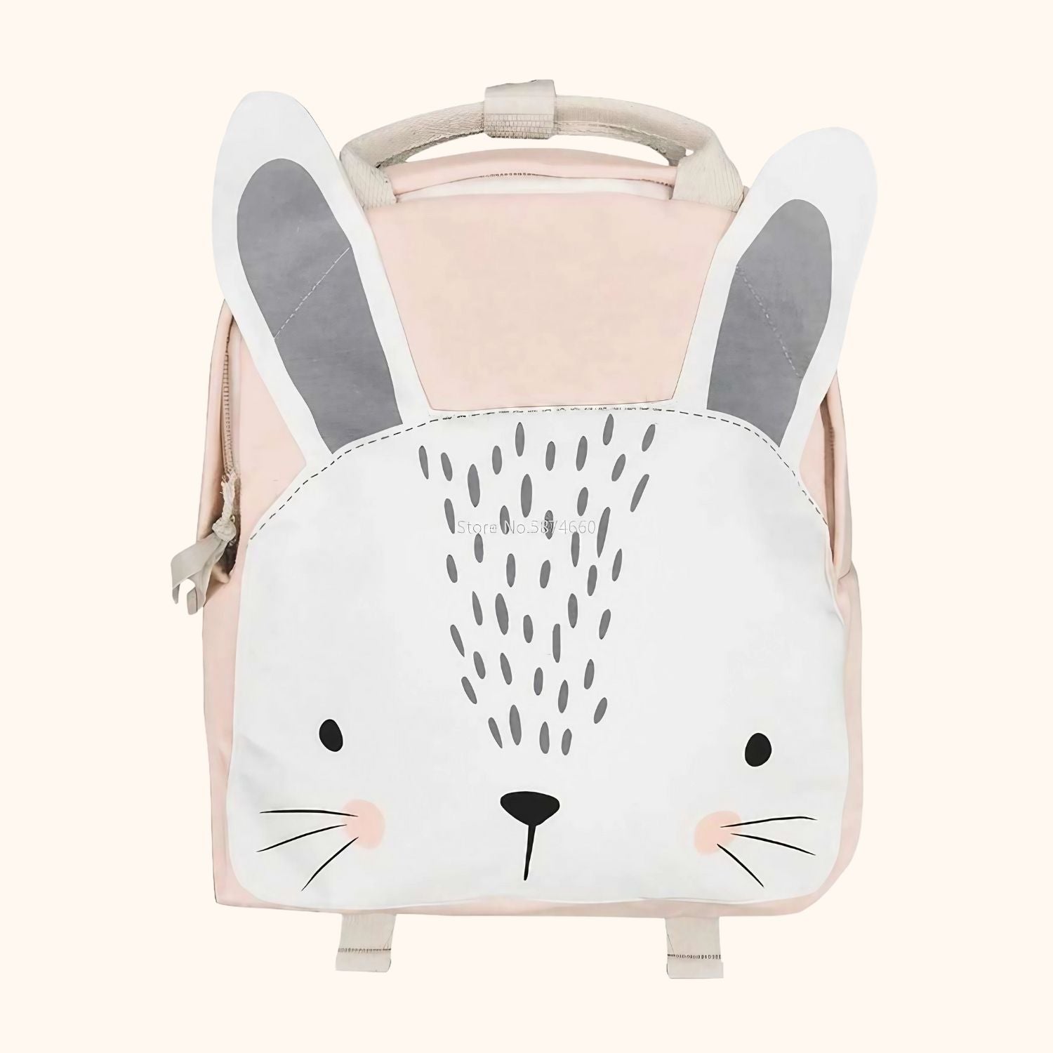 Cartable rose lapin pour enfant