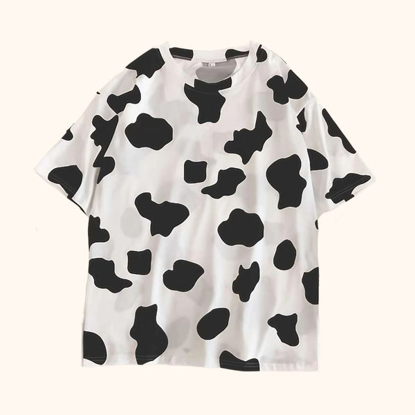 T-shirt tendance motif vache