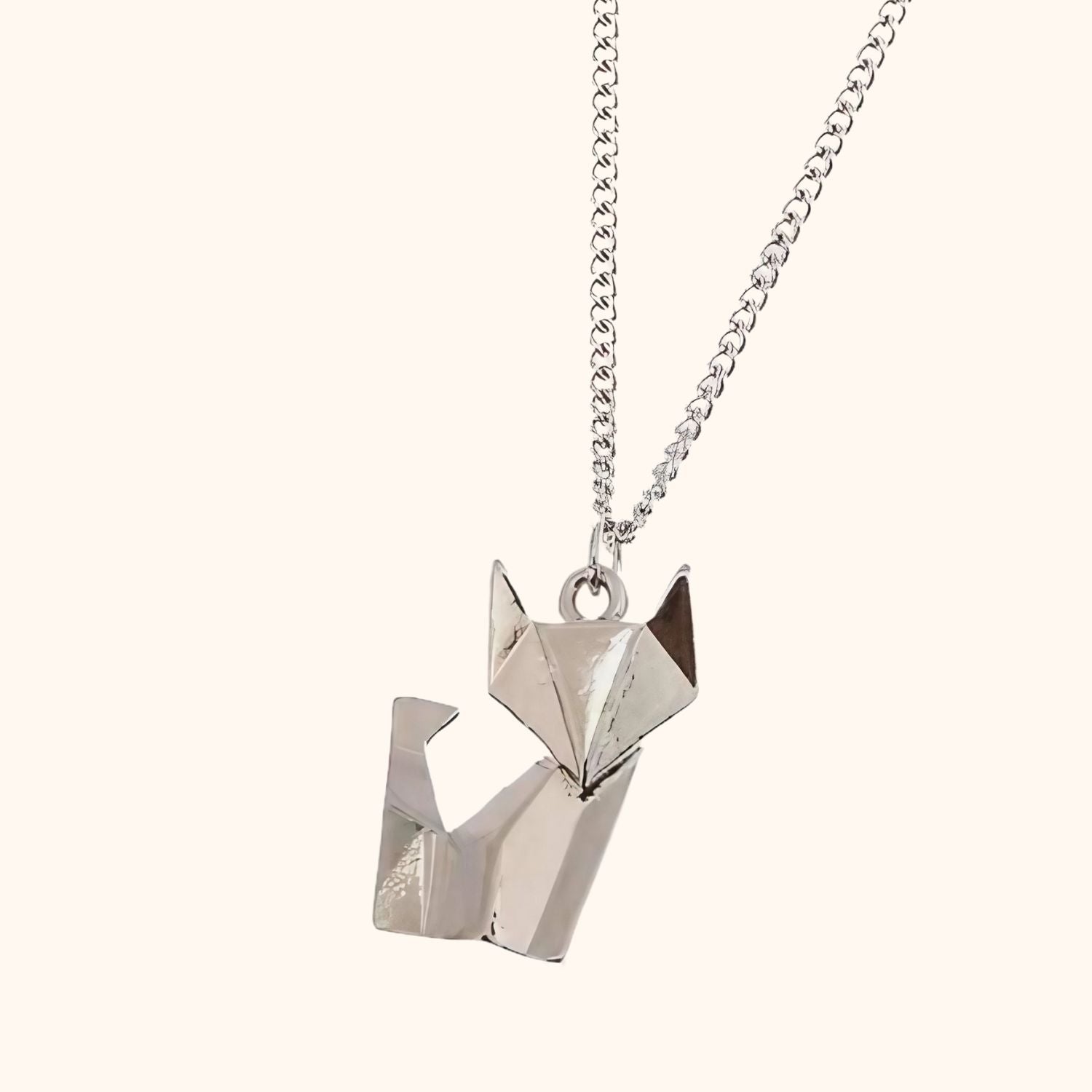Pendentif renard origami