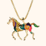 Pendentif vintage cheval