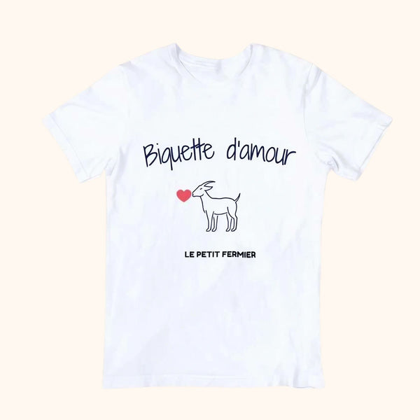 T-shirt biquette d'amour