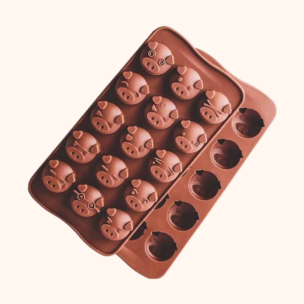 Moule à gâteau cochon en silicone