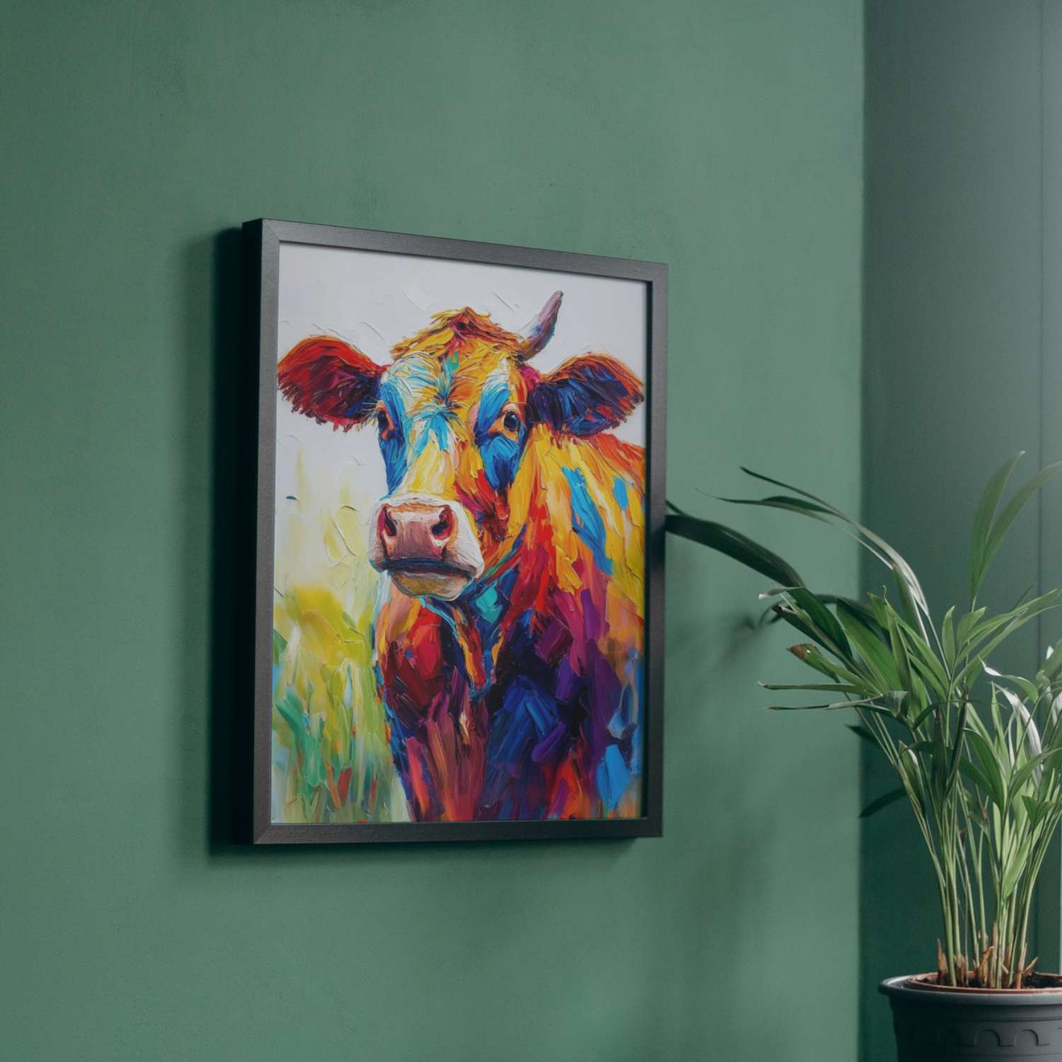 Peinture vache colorée LAIT’ART
