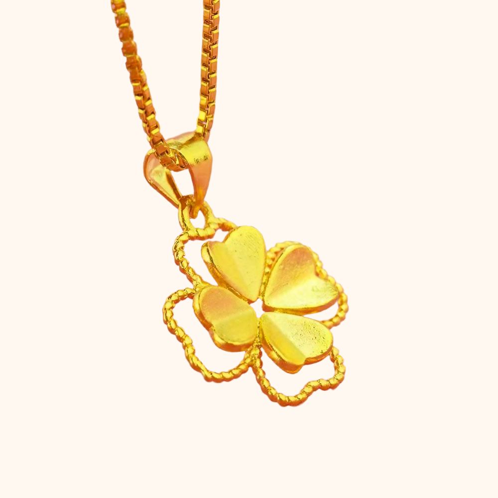 Pendentif trèfle à 4 feuilles
