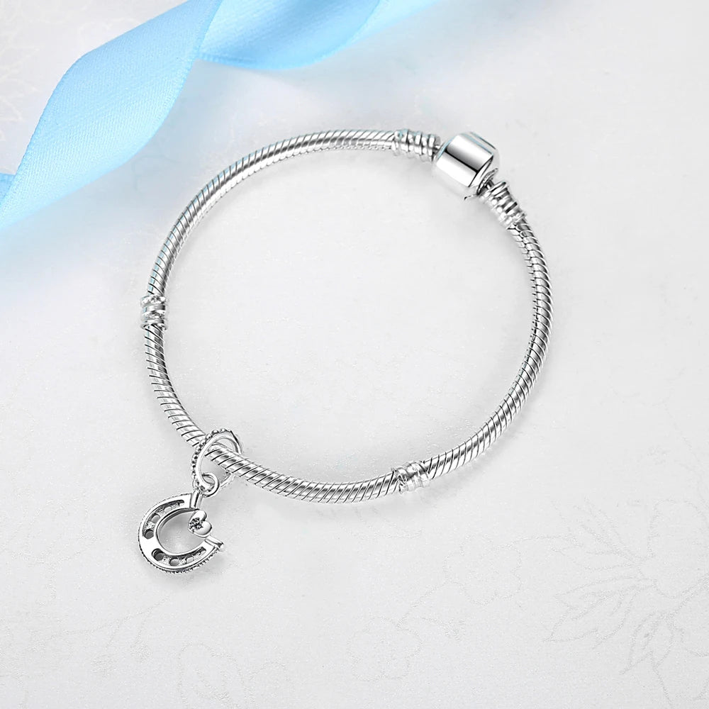 Pendentif fer à cheval porte-bonheur SPARKLE