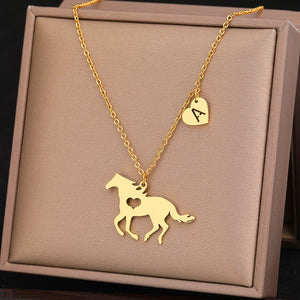 Pendentif cheval personnalisé - Le Petit Fermier