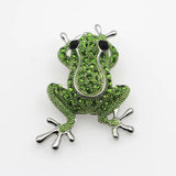 Broche grenouille GLOIRE VERTE