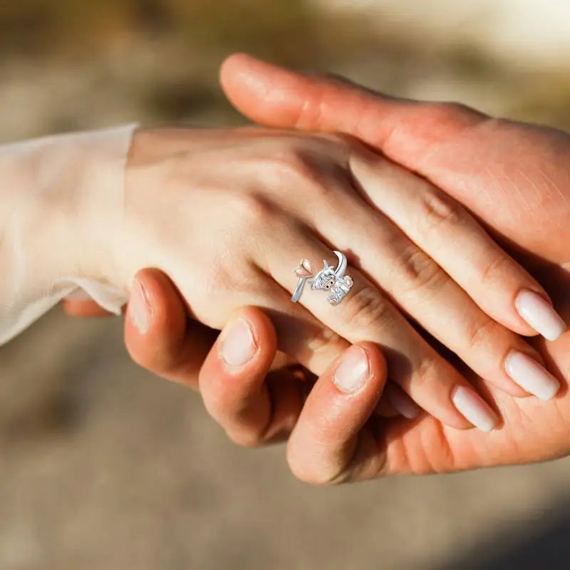 Bague vache Highland CHARMEUH
