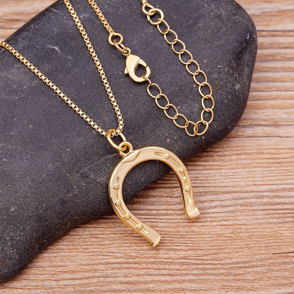 Pendentif fer à cheval or LUCKYGOLD