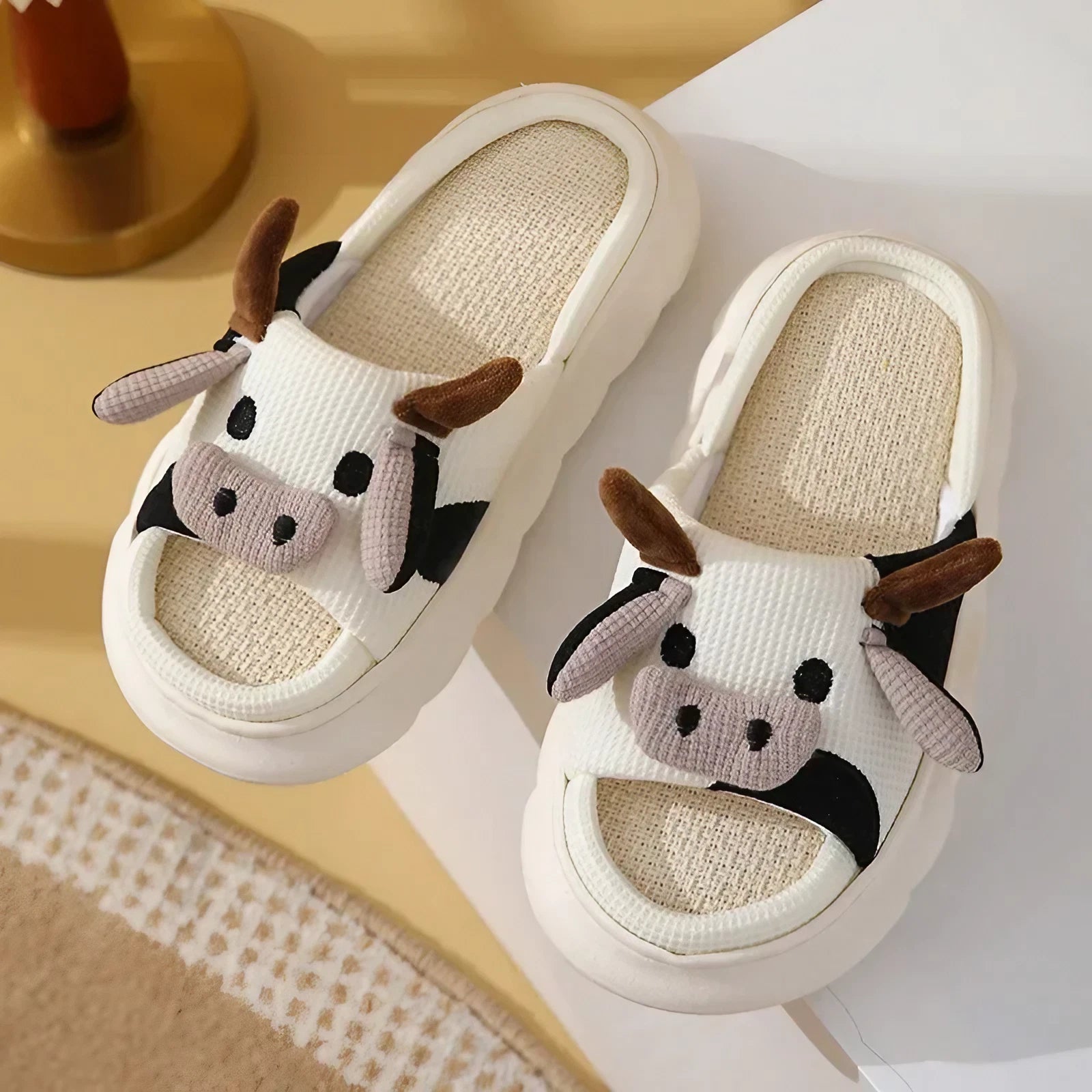 Pantoufle vache MOOMOO
