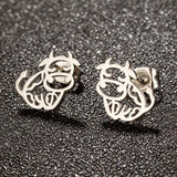 Boucles d'oreilles vaches minimalistes COWQUETTE
