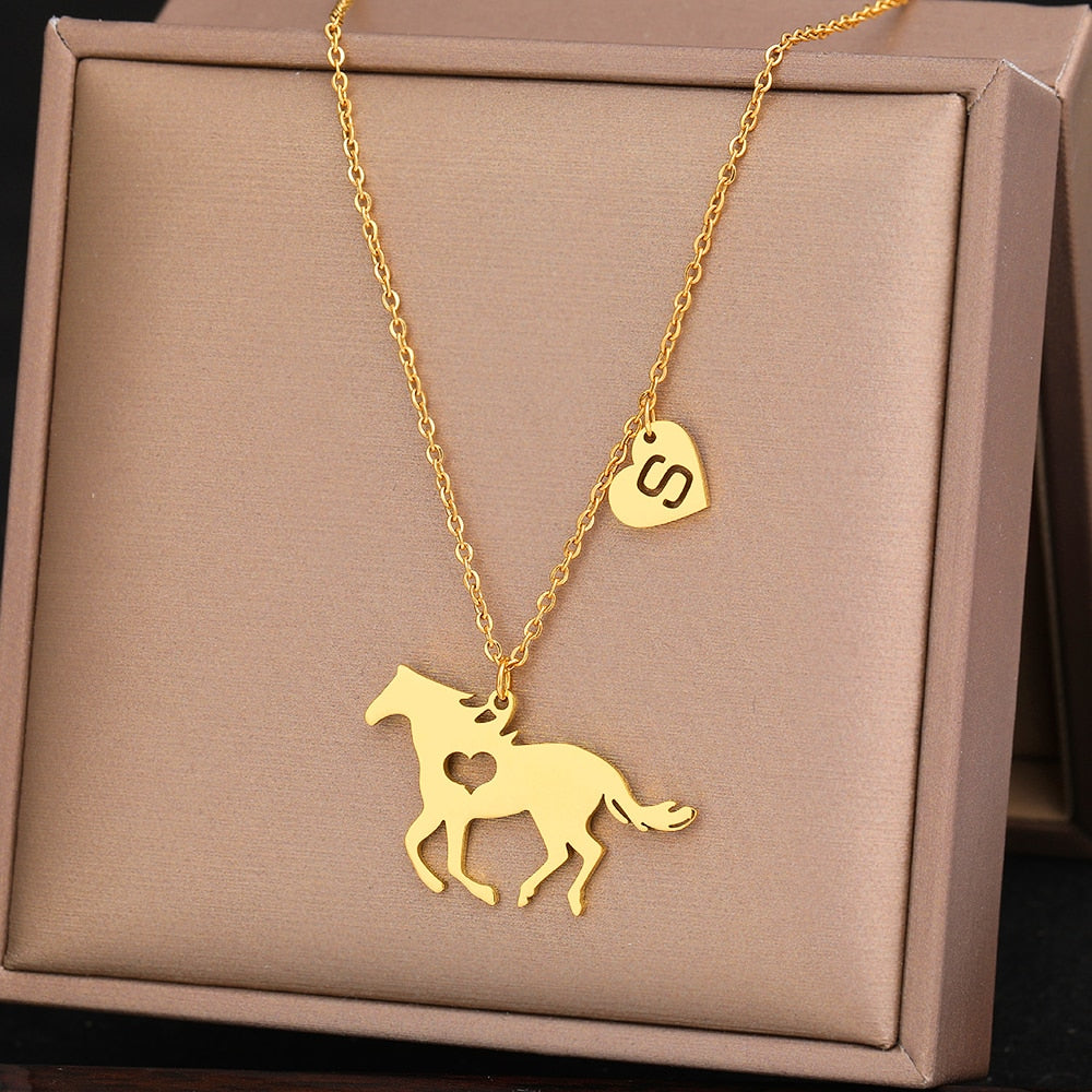 Pendentif cheval personnalisé - Le Petit Fermier