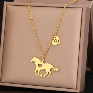 Pendentif cheval personnalisé - Le Petit Fermier