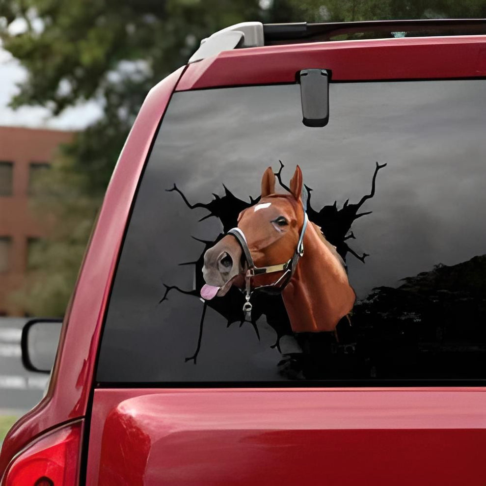 Sticker cheval pour voiture – Le Petit Fermier