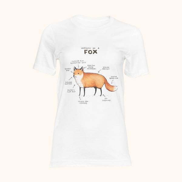 T-shirt anatomie renard