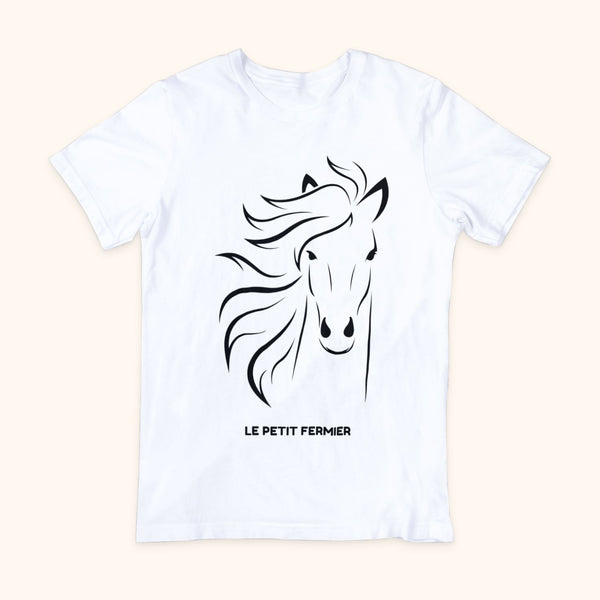 T-shirt cheval design