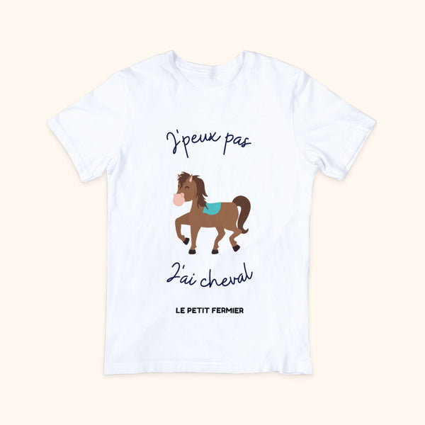 T-shirt j'peux pas j'ai cheval