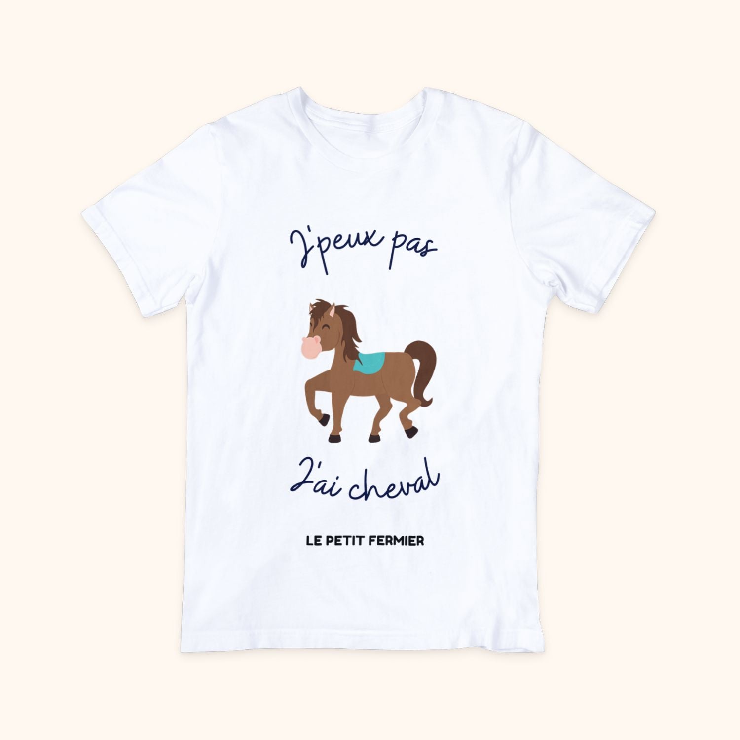 T-shirt j'peux pas j'ai cheval