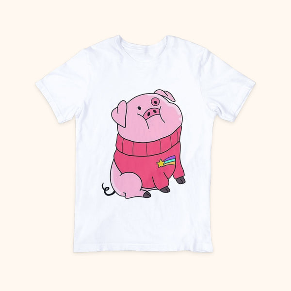 T-shirt femme drôle de cochon
