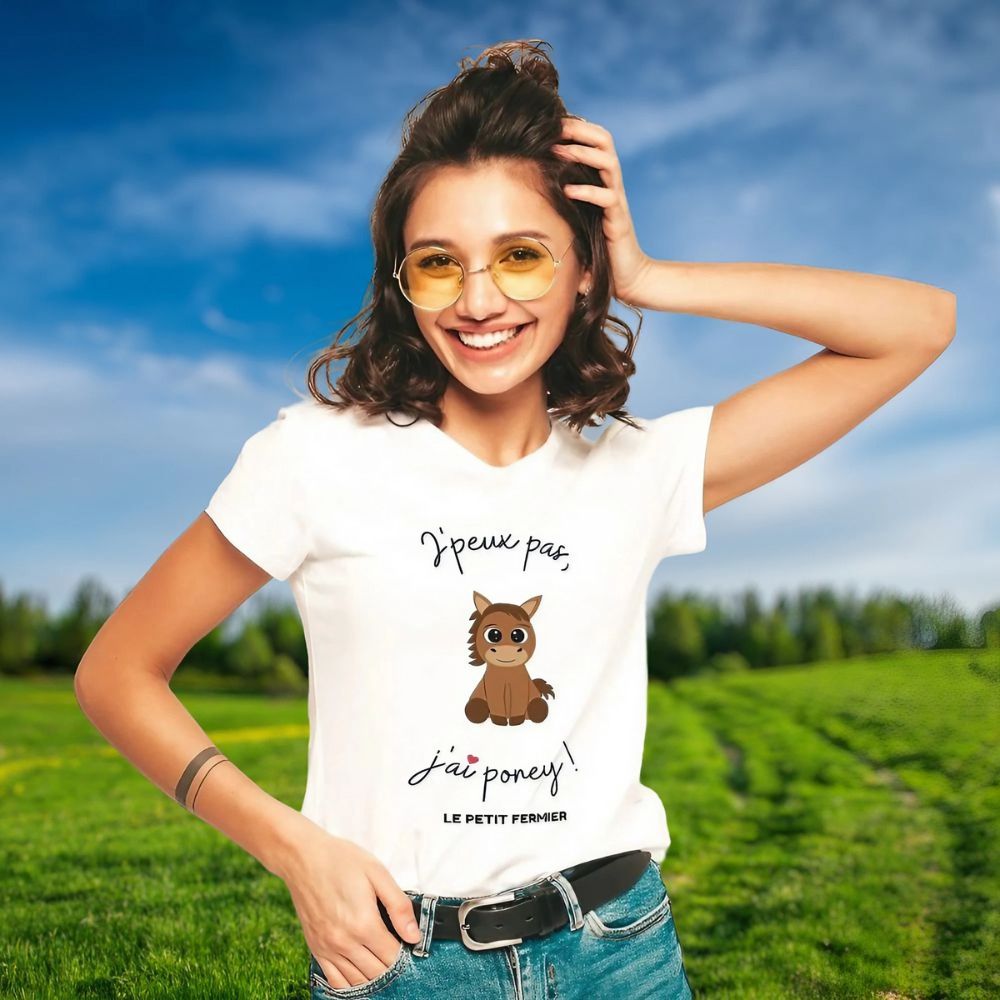 T-shirt j'peux pas j'ai poney