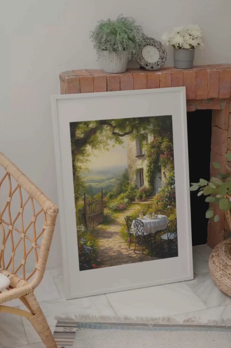 Un coin de paradis où la nature s'exprime en couleurs et parfums, offrant un tableau vivant de sérénité champêtre