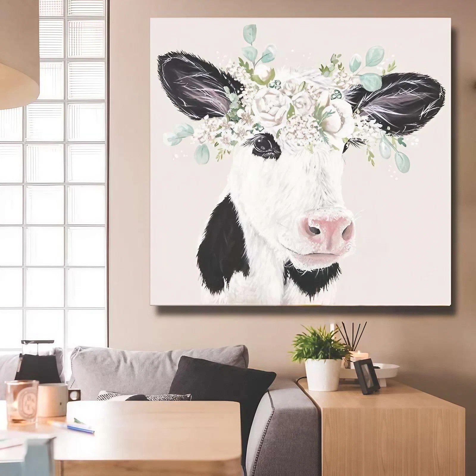 Tableau La Vache Cartoon