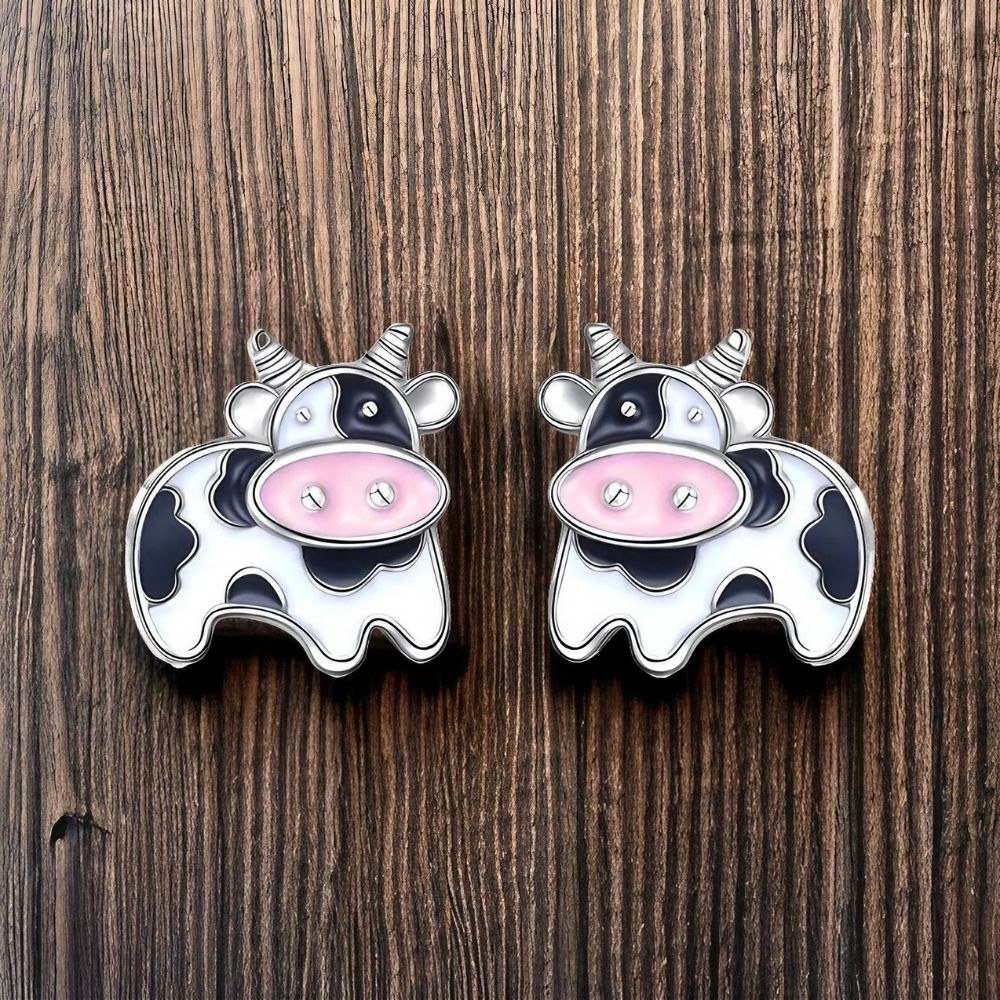 Boucle d'oreille les petites vaches - Le Petit Fermier