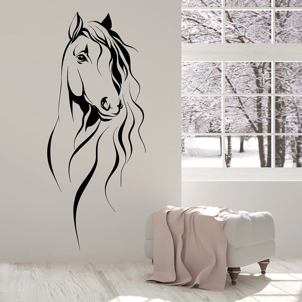Autocollant cheval