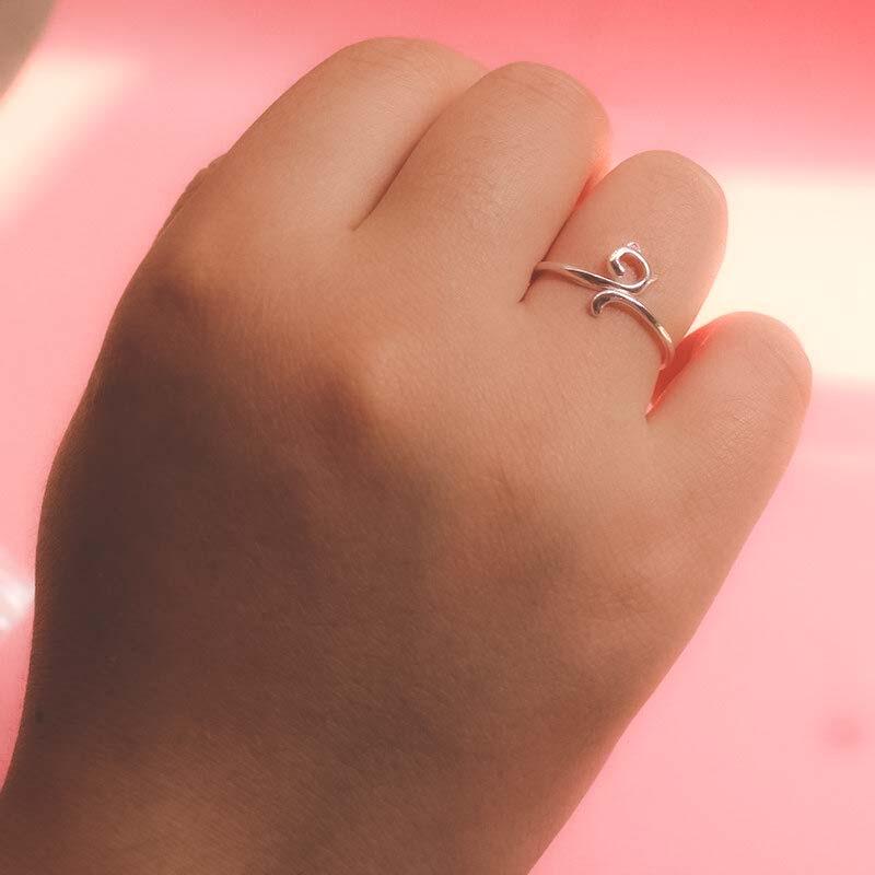 Bague chat aux oreilles roses - Le Petit Fermier