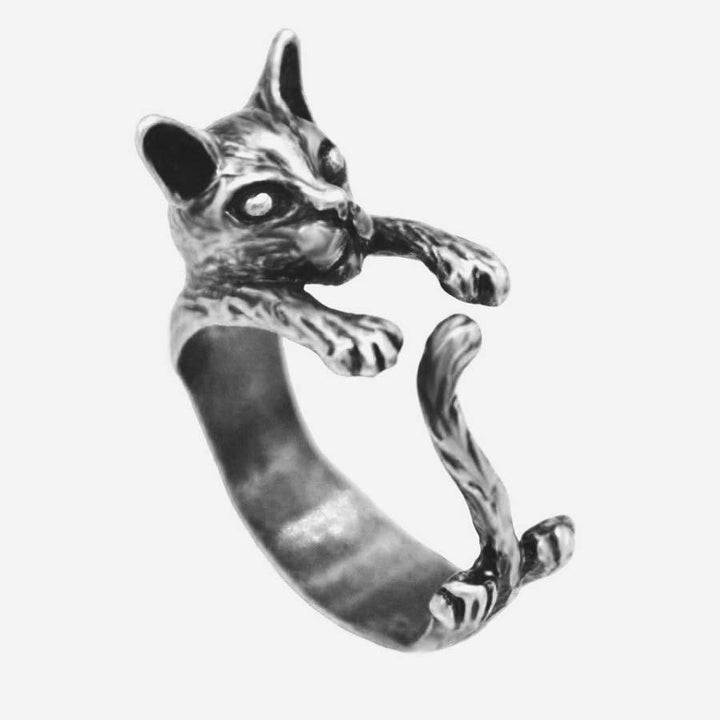 Bague chat en bronze - Le Petit Fermier