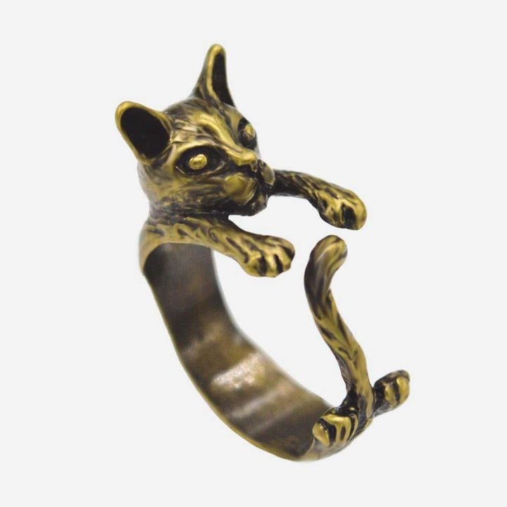 Bague chat en bronze - Le Petit Fermier