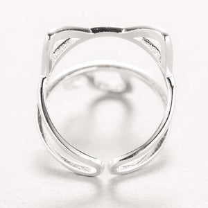 Bague chat originale en argent véritable - Le Petit Fermier