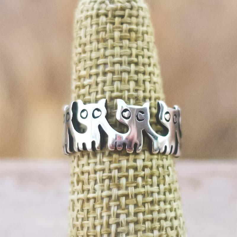 Bague chat pour femme - Le Petit Fermier