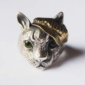 Bague chat pour homme - Le Petit Fermier