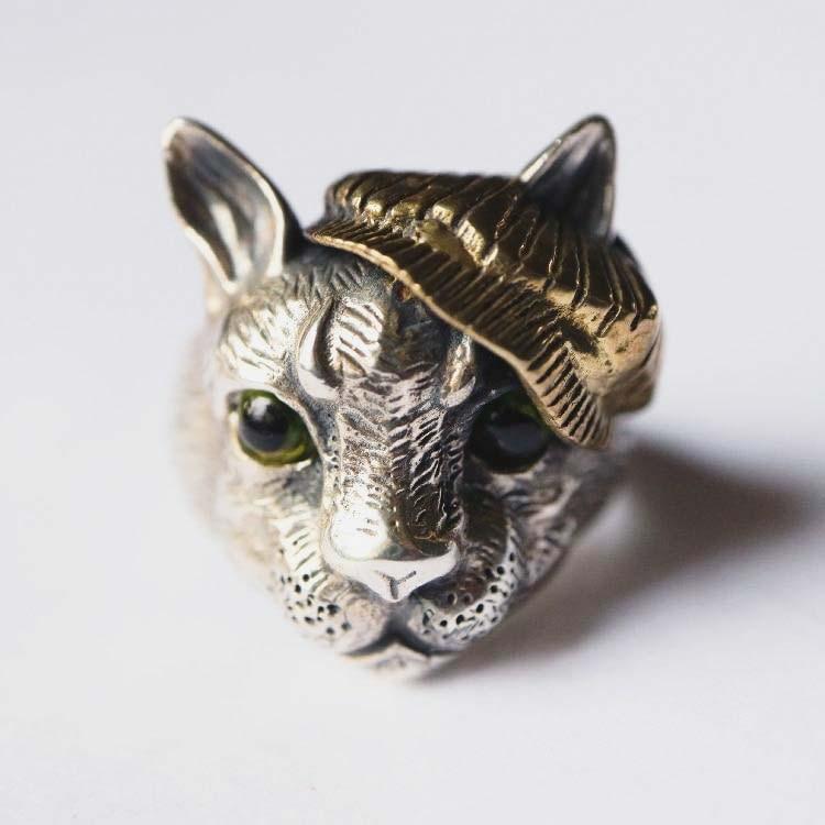 Bague chat pour homme - Le Petit Fermier