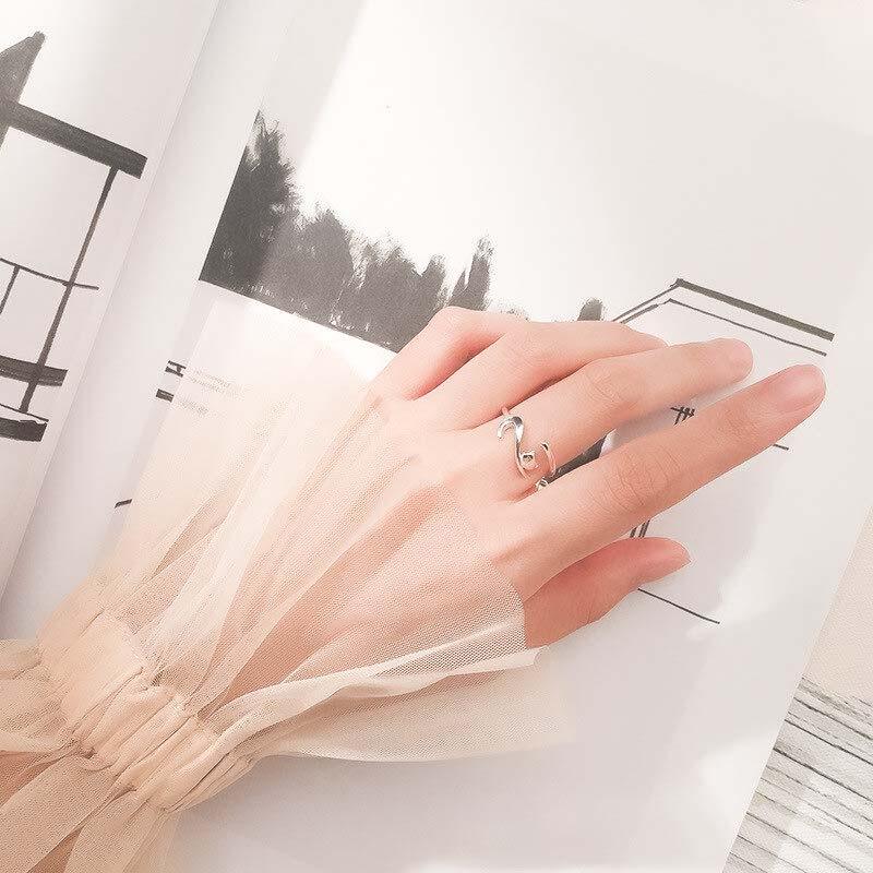 Bague chat qui s'étire en argent - Le Petit Fermier