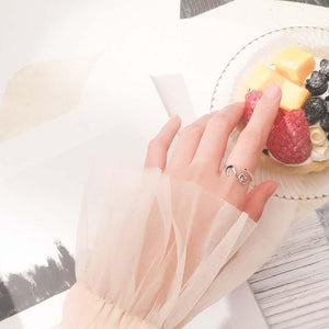 Bague chat qui s'étire en argent - Le Petit Fermier