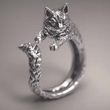 Bague chat réaliste - Le Petit Fermier